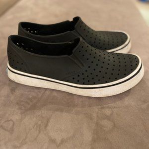 Men's Native Slip-ons "Miles" Jiffy Black/Shell White